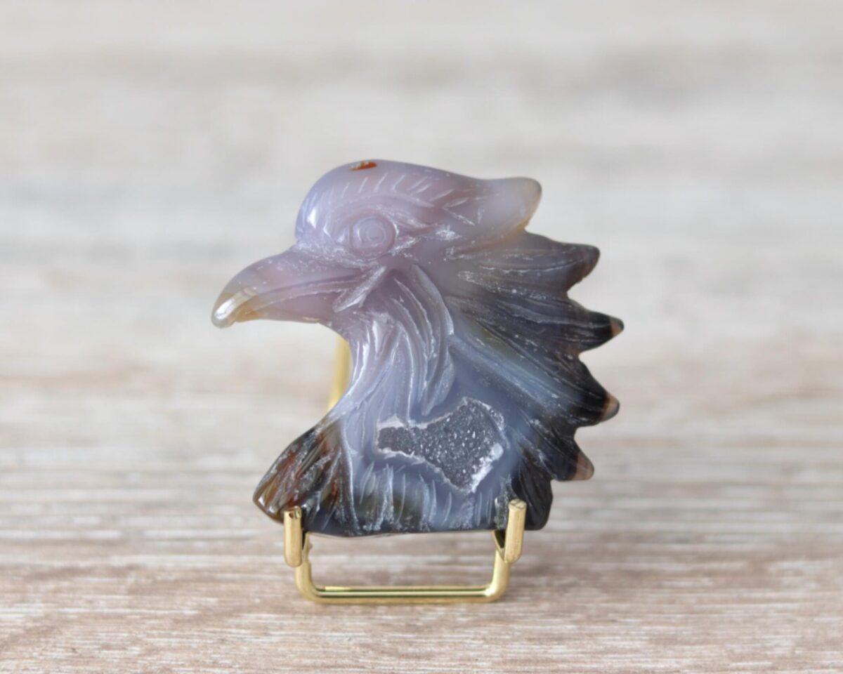 Bijzondere druzy agaat adelaar