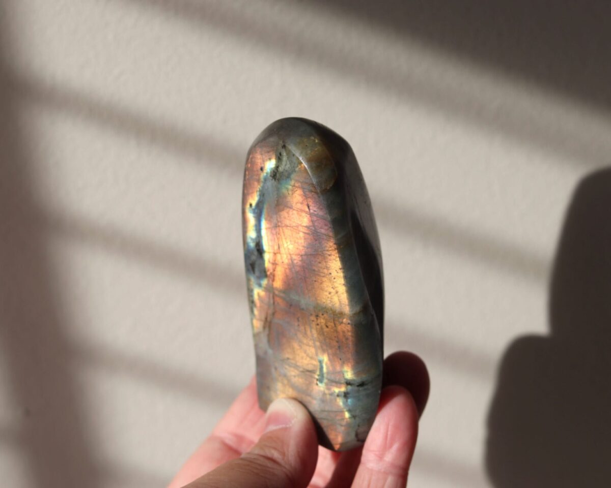 Schattige Labradoriet Sculptuur