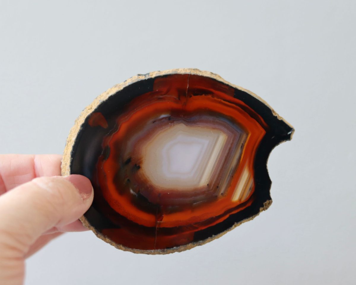 Onwijs mooie agaatschijf