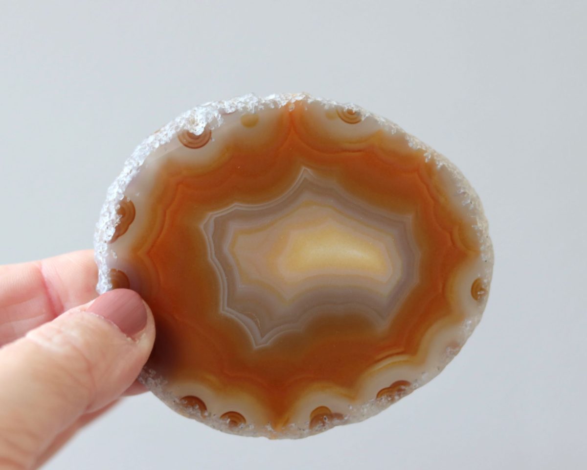 Prachtig unieke agaatschijf