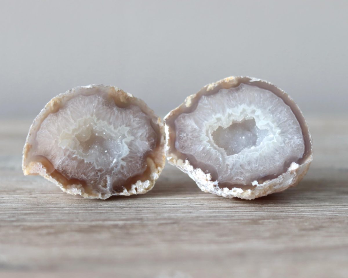 Schattig agaat geodepaar