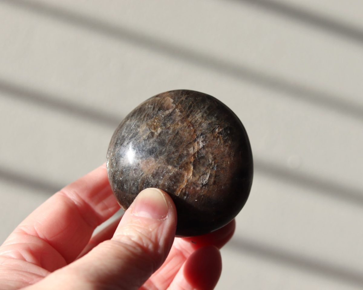 Aardende Zwarte Maansteen