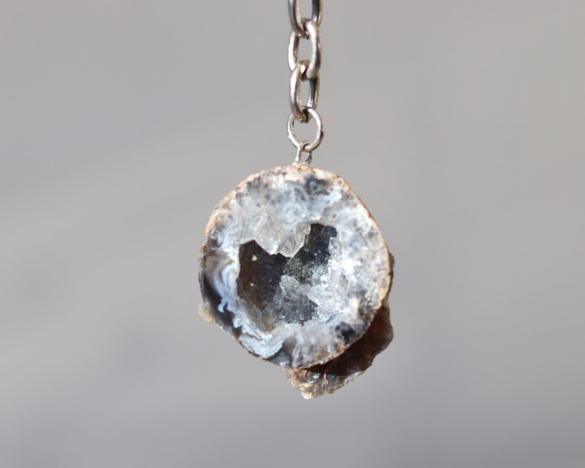 Bijzondere agaat sleutelhanger